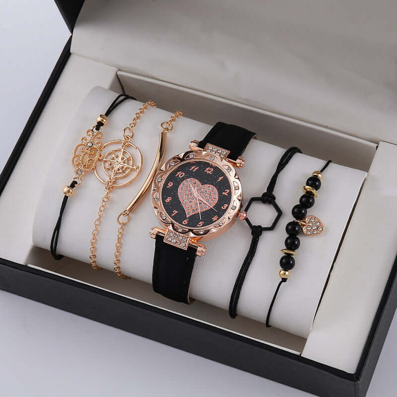 High End Quartz Watch Minimalist Fashion Set