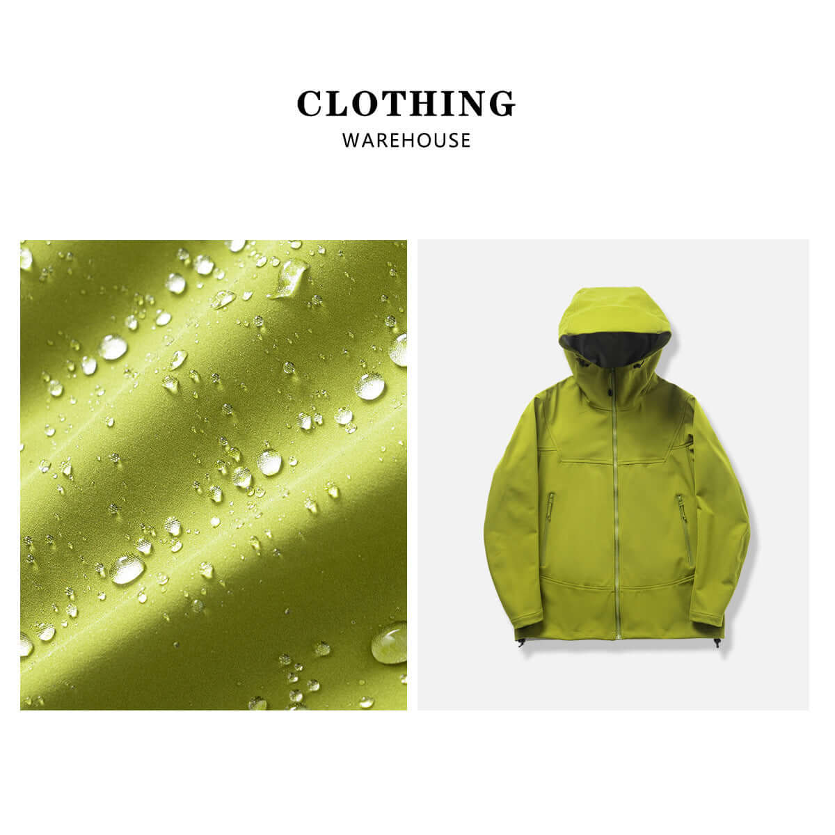 Thin Couple Outdoor 3D Cutting Three Proof Soft Shell Hooded Jacket