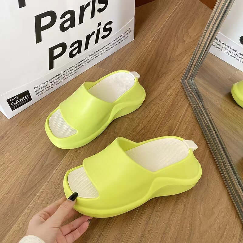 7CM Platform Slippers Women's Outer Wear Summer