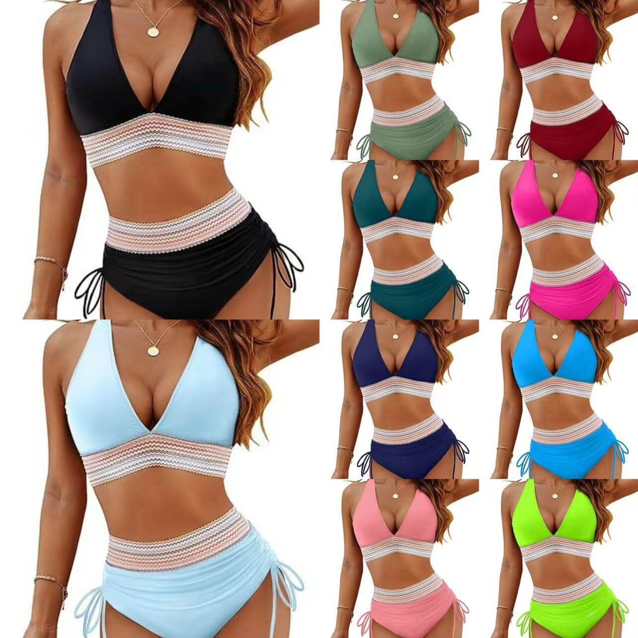 Fashion Women's High Waist Bikini