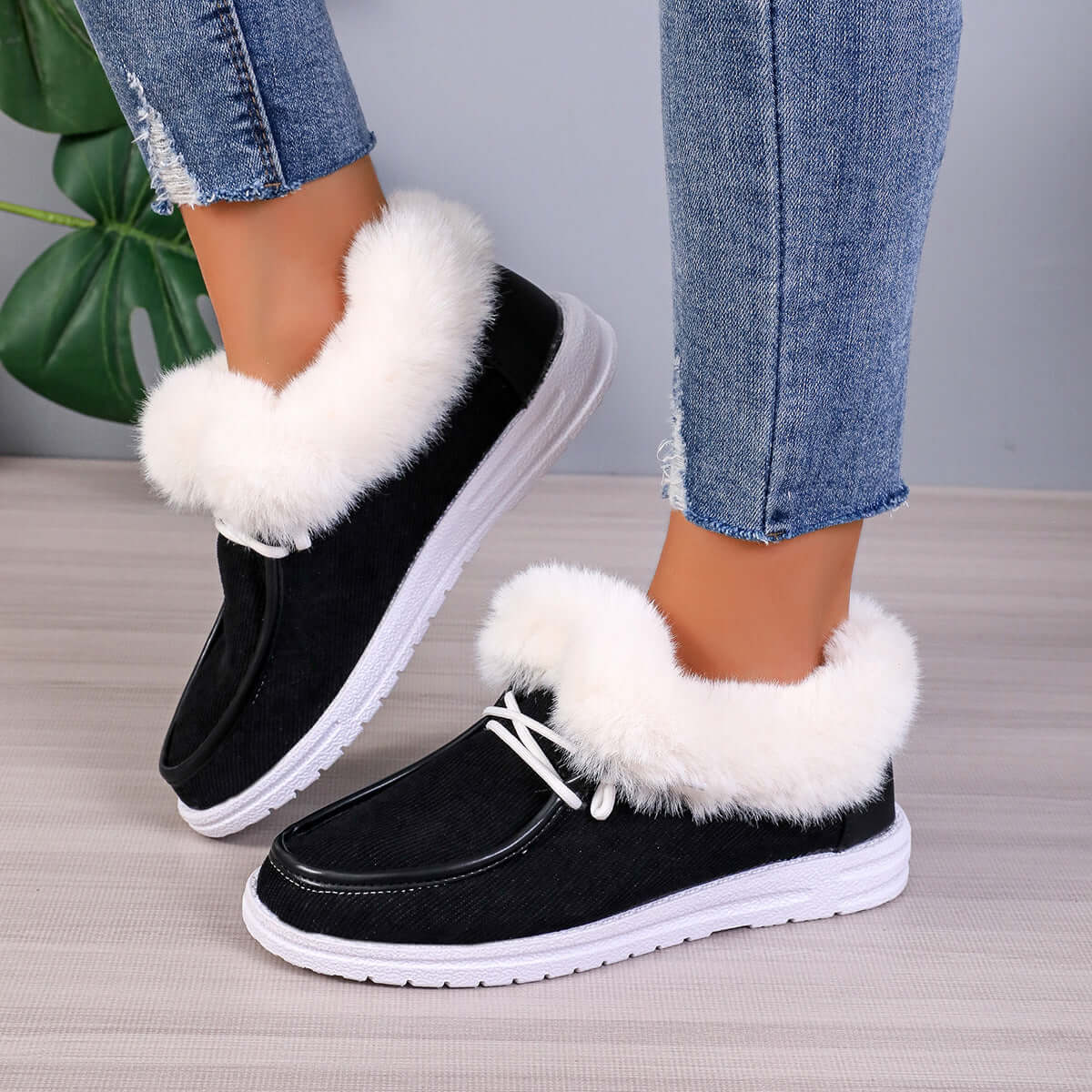 Warm Leisure Plus Size Women's Slippers