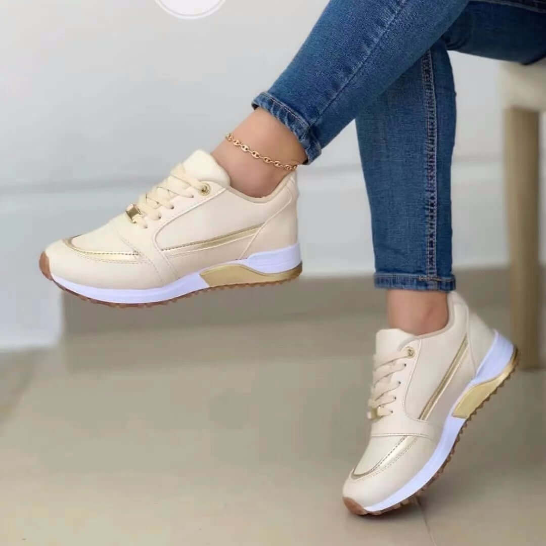 Casual Flat Shoes Women Shallow Round Toe Sports Walking Sneakers