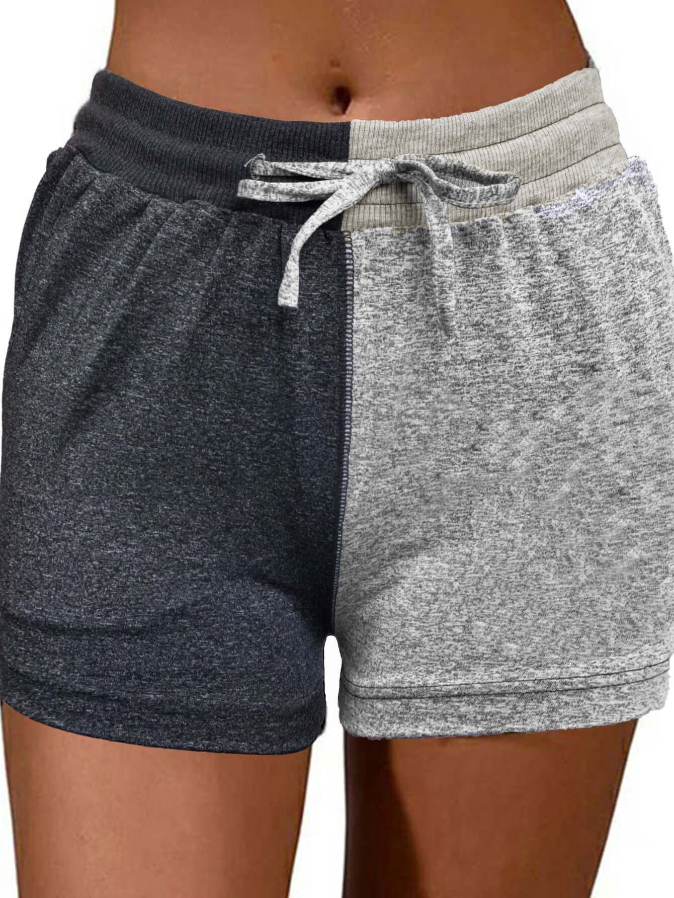 Drawstring Pocket High Elastic Loose Casual Shorts