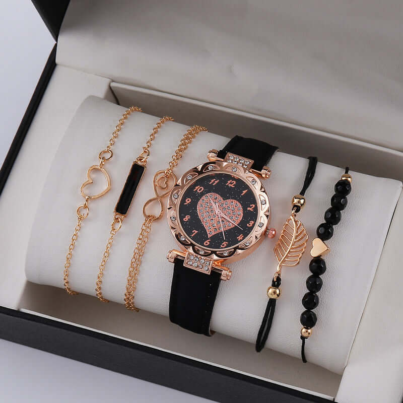 High End Quartz Watch Minimalist Fashion Set