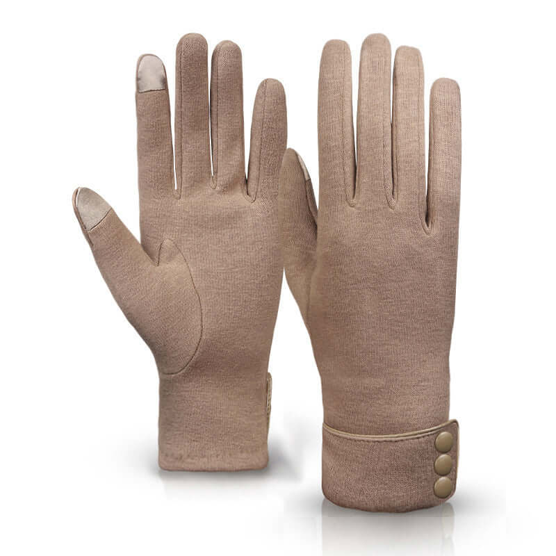 Guantes térmicos de polar para montar en invierno