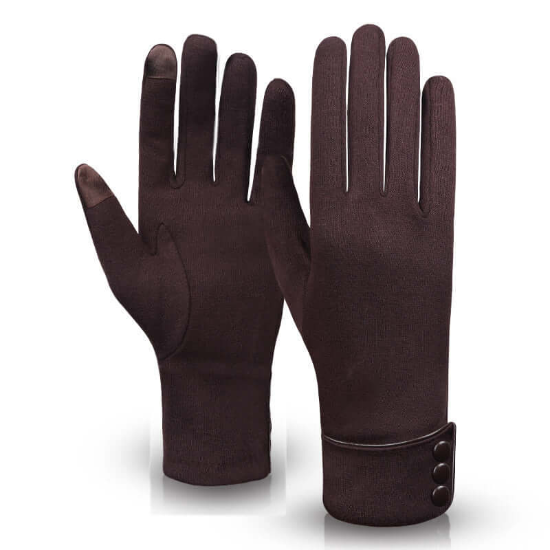 Guantes térmicos de polar para montar en invierno