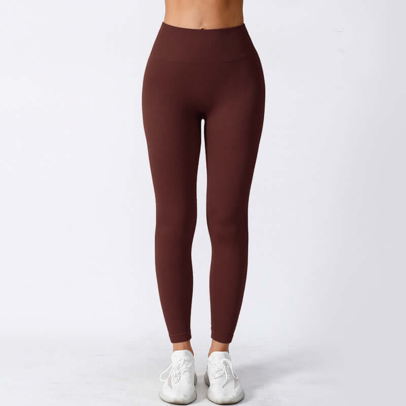 Women's Tight High Elastic Running Sports Thread High Waist Yoga Pants