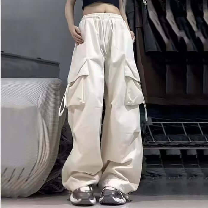 Loose Design Casual Mopping Retro Trousers Women