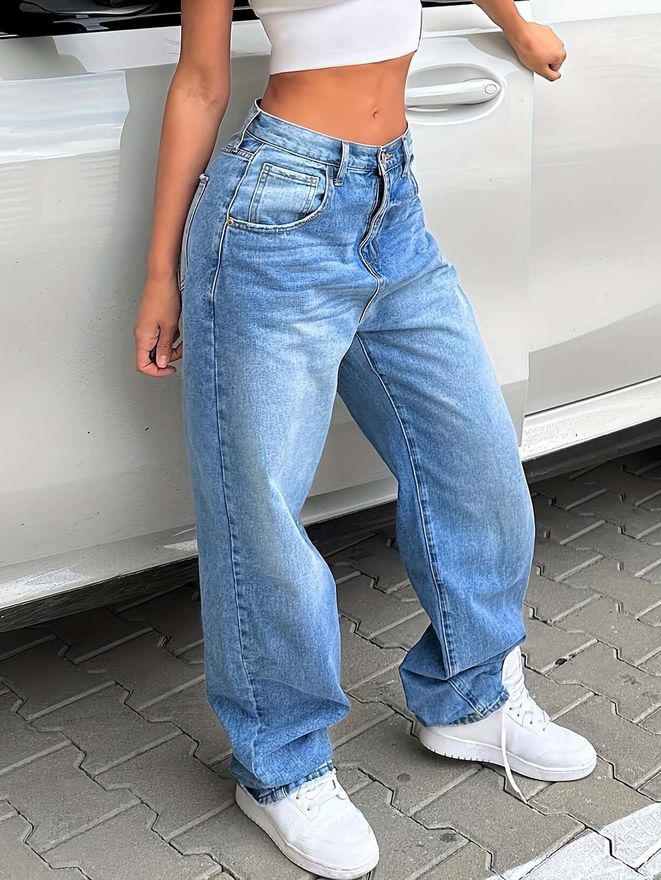 Low Waist Sexy Straight Loose Denim Jeans