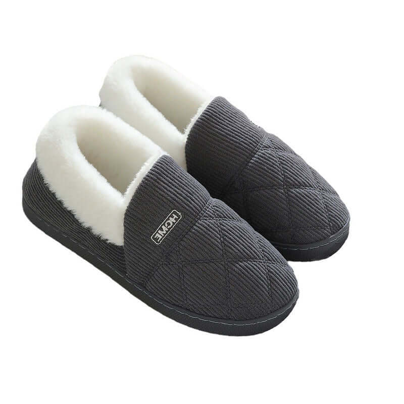 Women's Suede Mouth Indoor Corduroy Cotton Slippers