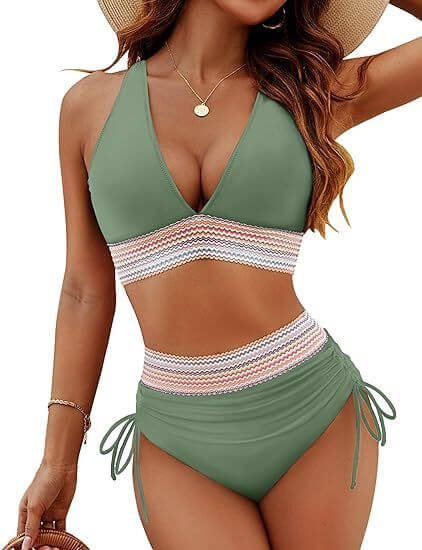 Fashion Women's High Waist Bikini