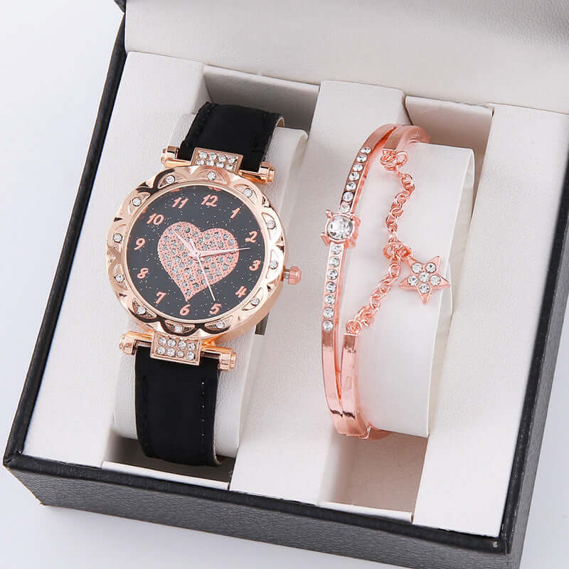 High End Quartz Watch Minimalist Fashion Set