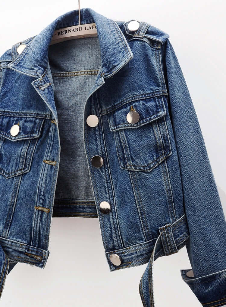 Short Sports Cotton Denim Jacket