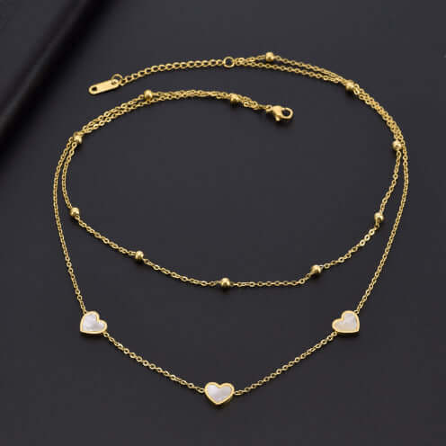 Retro 18K Gold Stainless Steel Ornament Women's Simple Fashion