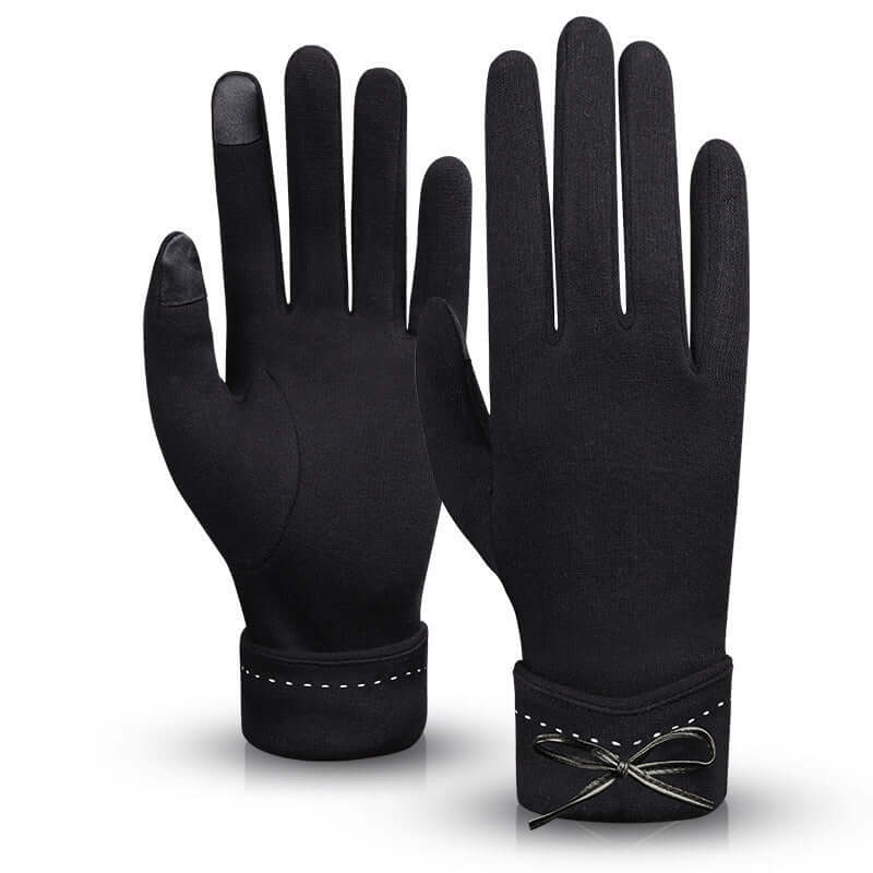 Guantes térmicos de polar para montar en invierno