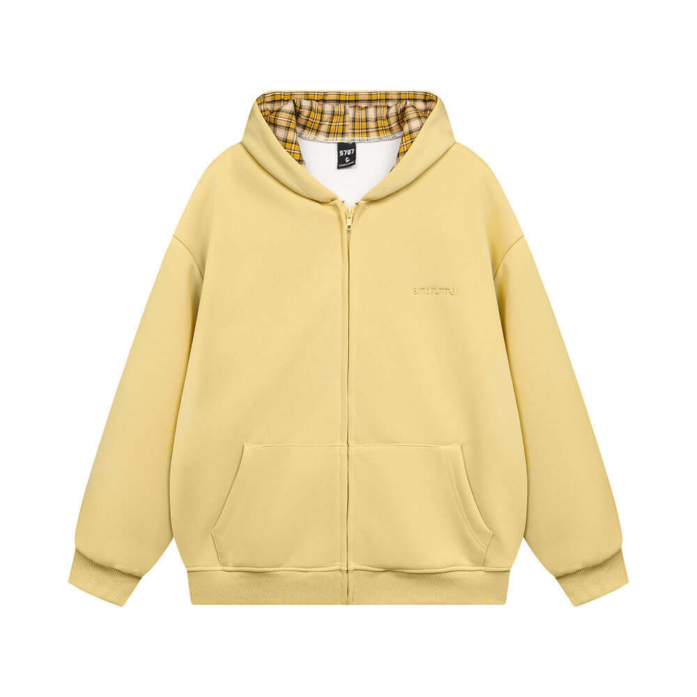 Loose Versatile Zipper Sweater European Hoodie